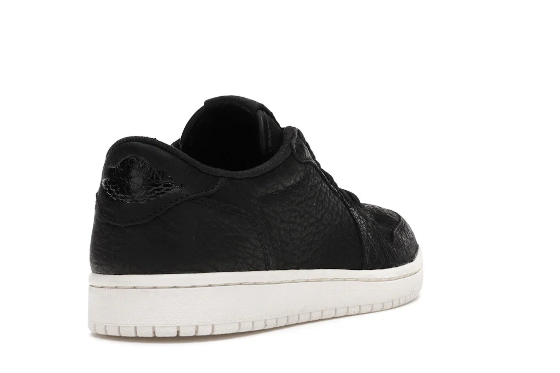 Jordan 1 Retro Low Swooshless Schwarz (2016)