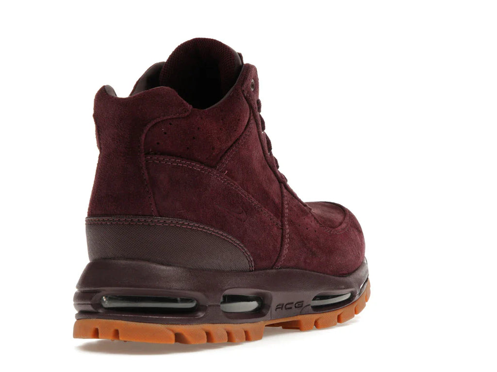 Nike Air Max Goadome Tiefburgunderfarbenes Wildleder