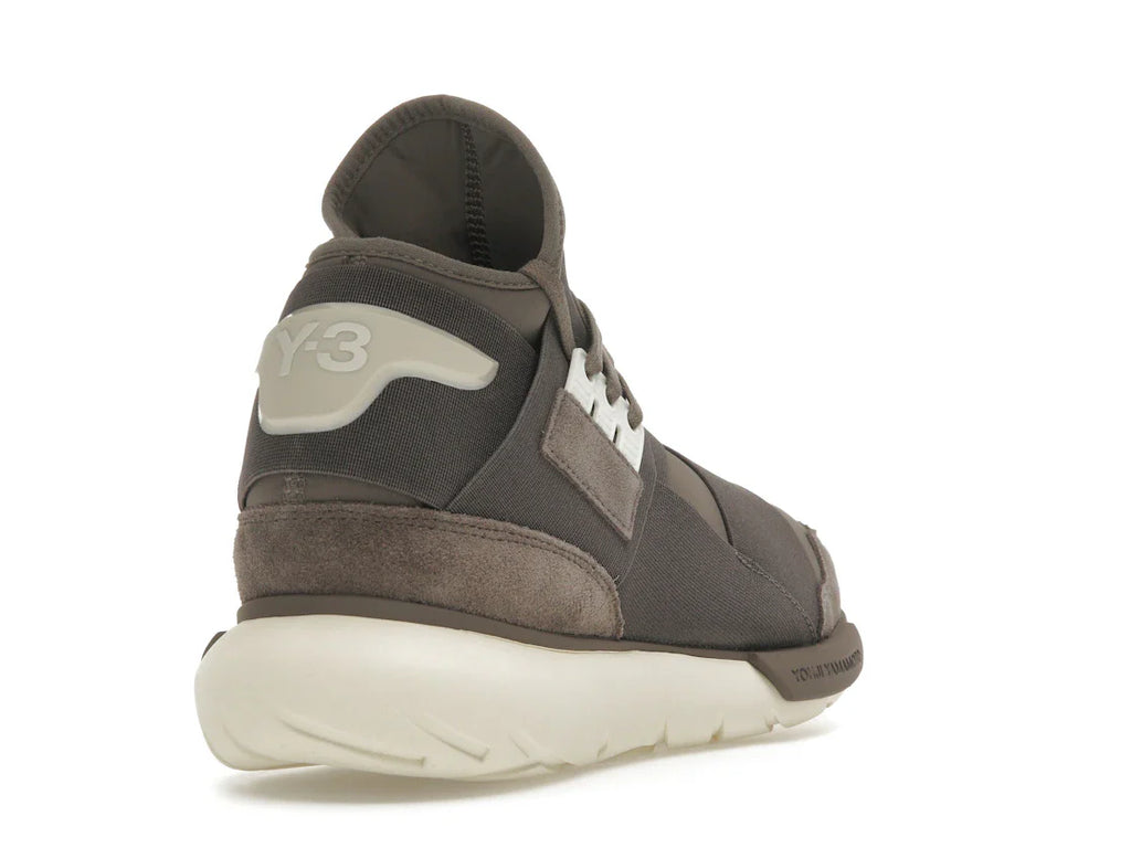 adidas Y-3 Qasa High Braun Creme Weiß