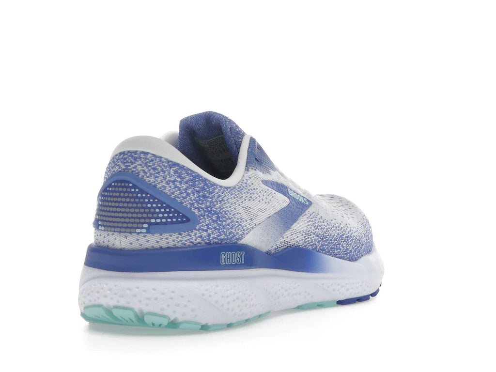 Brooks Ghost 16 White Amparo Blue Limpet Shell (Damen)