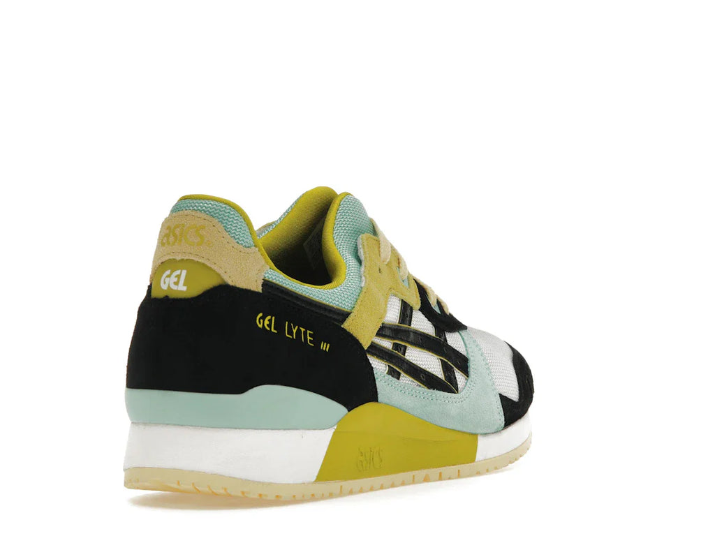 ASICS Gel-Lyte III OG Weiß Schwarz Moosgrün Blau