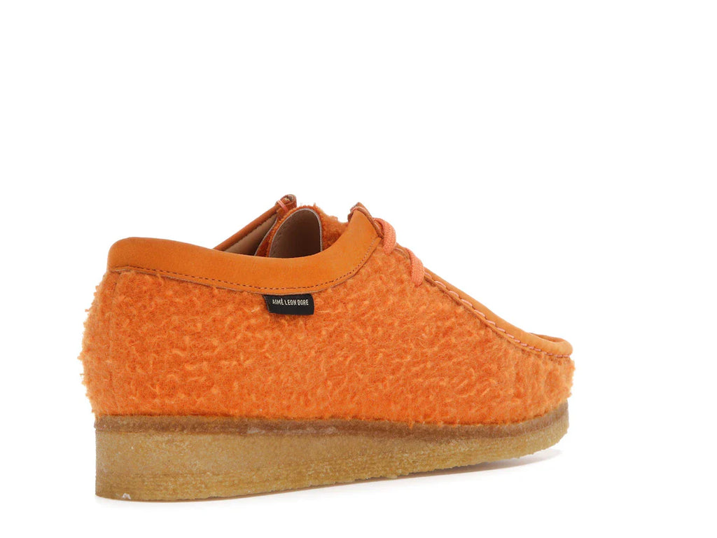 Clarks Originals Wallabee Aime Leon Dore Orange Casentino Wool