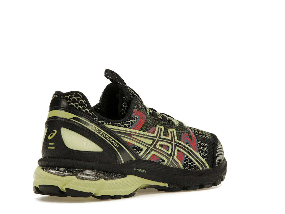 ASICS US4-S Gel-Terrain Kiko Kostadinov Schwarz Neon Limette