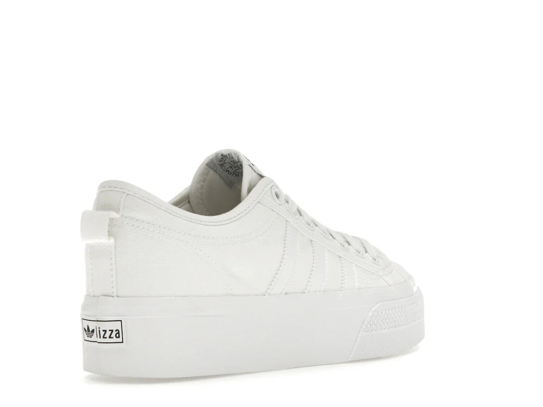 adidas Nizza Platform Triple White (Damen)