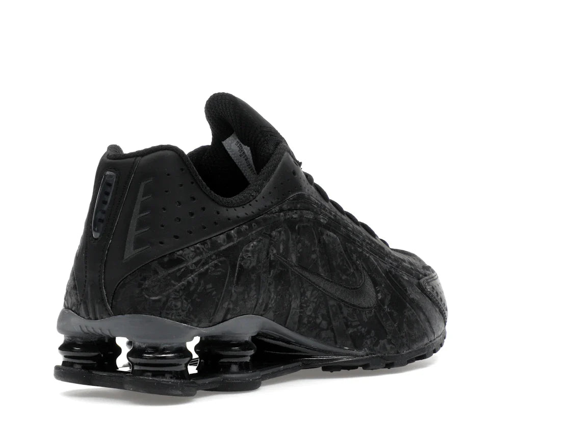Nike Shox R4 Schwarz mit Blumenmuster (Damen)