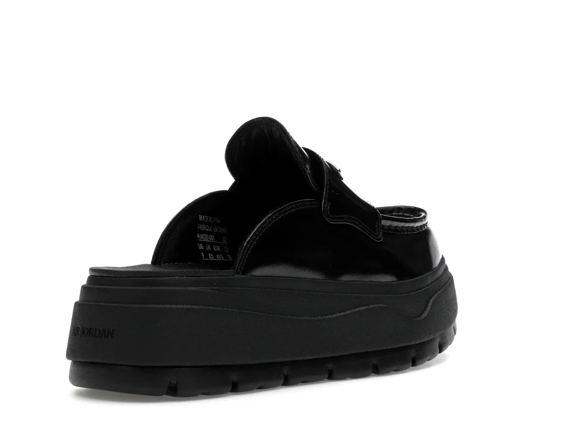 Jordan Mule Schwarz Metallic Silber (Damen)
