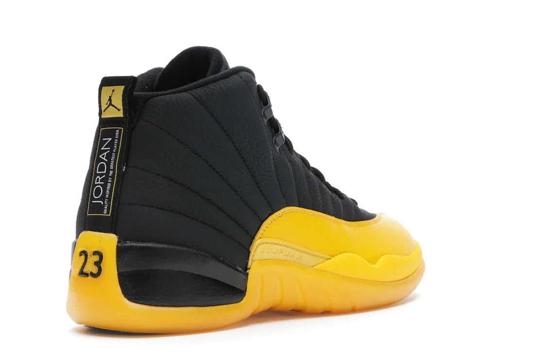 Jordan 12 Retro Schwarz Universitätsgold