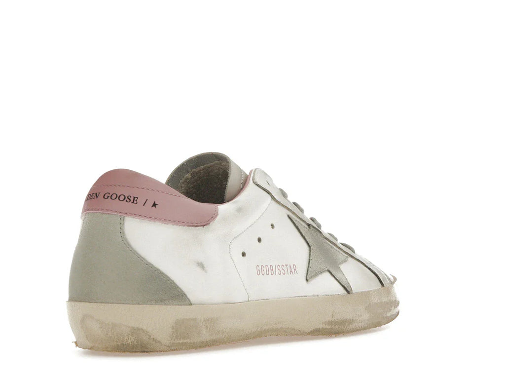 Golden Goose Super-Star Weiß Hellrosa (Damen)
