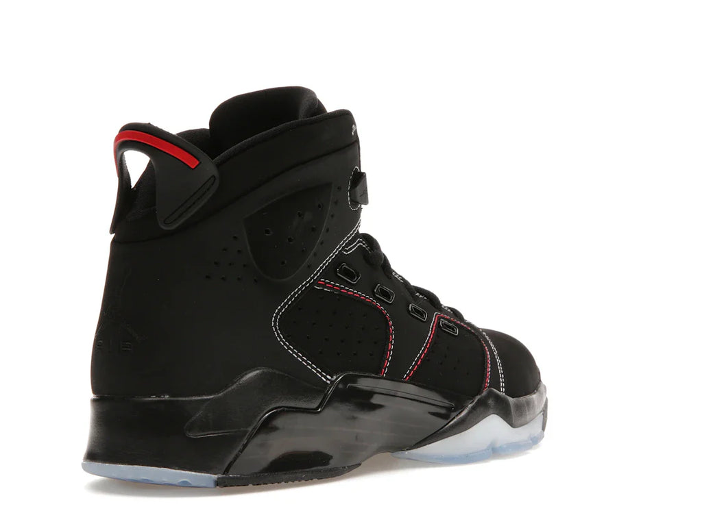 Jordan 6-17-23 Schwarz Weiß Rot Kontrastnähte