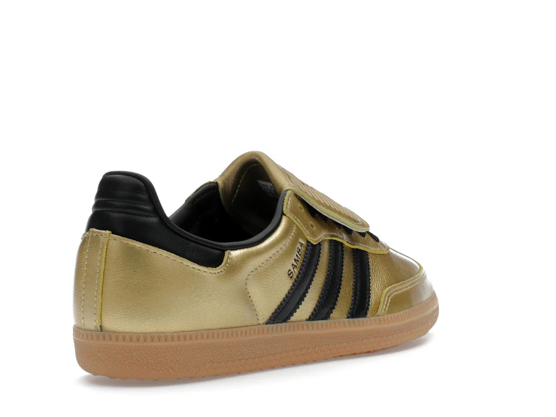 adidas Samba LT Gold Metallic Black Gum (Damen)