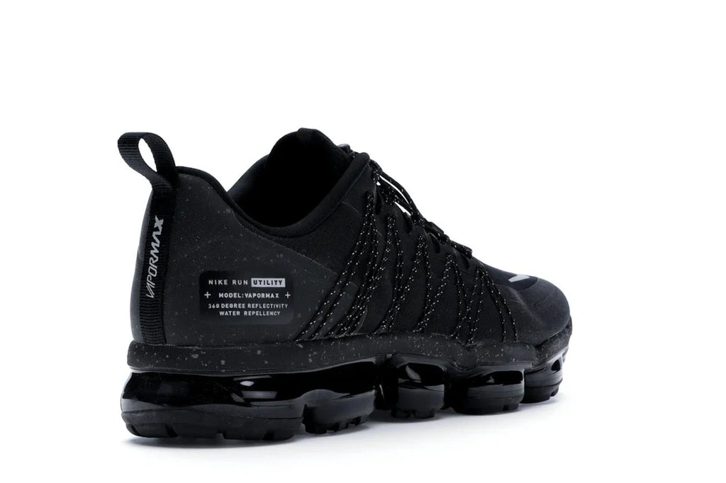 Nike Air VaporMax Run Utility Schwarz Reflektierendes Silber