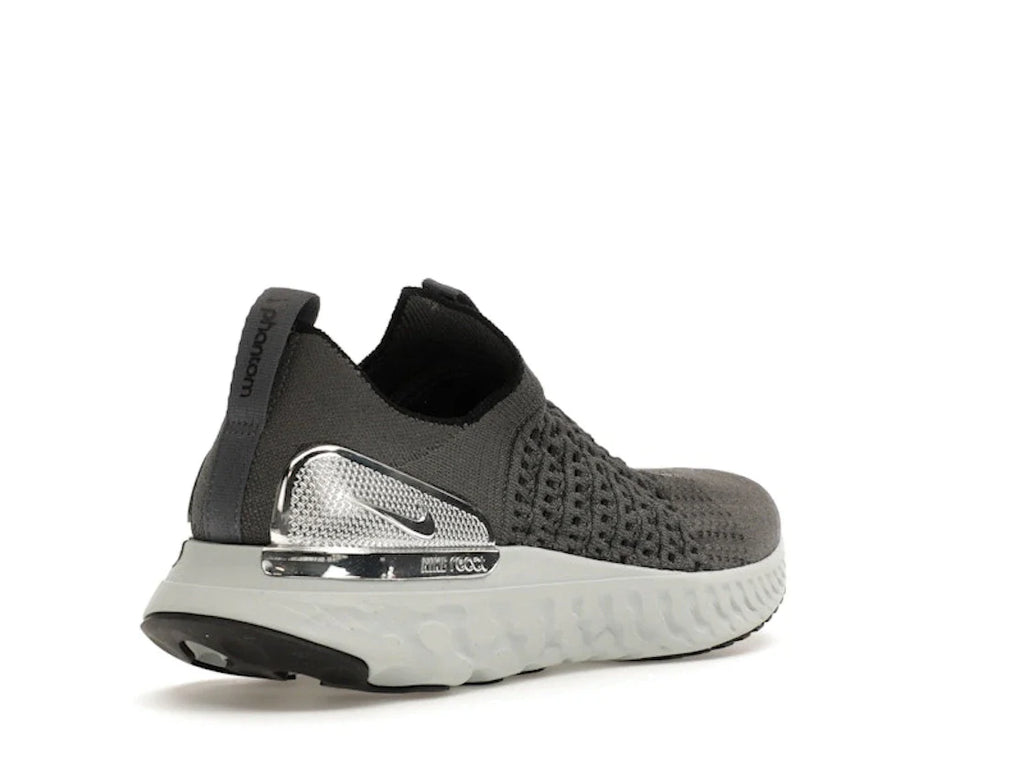 Nike React Phantom Run Flyknit 2 Eisengrau Silber