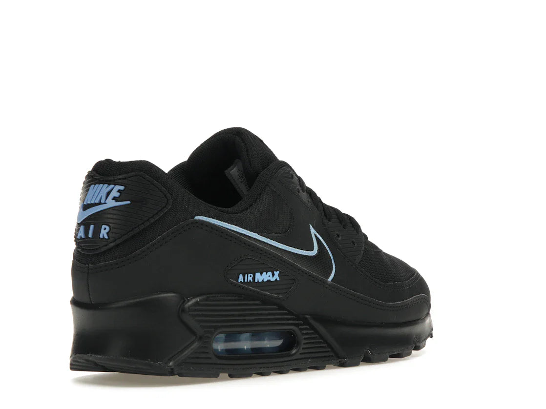 Nike Air Max 90 Schwarz Universitätsblau