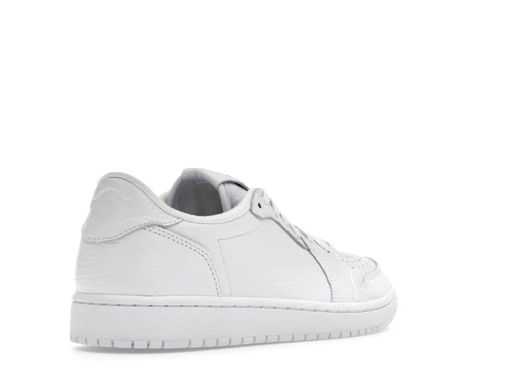Jordan 1 Retro Low Swooshless Triple White (2025)