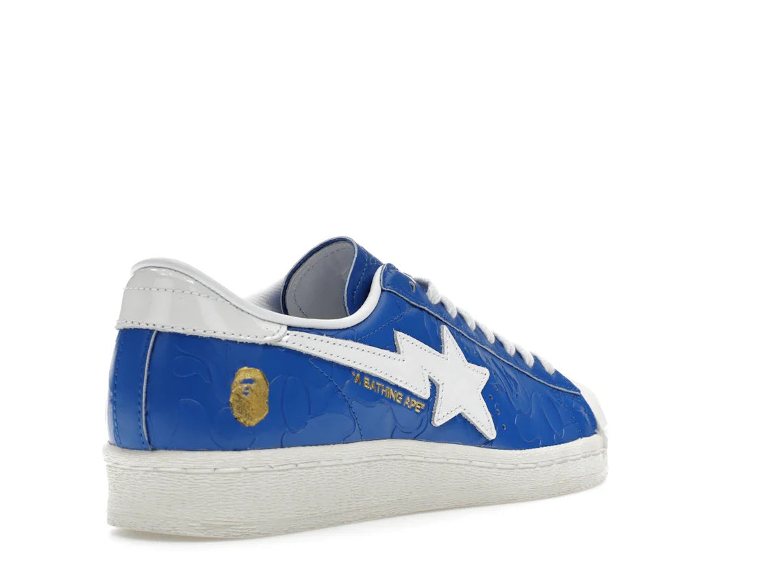 adidas Superstar Vintage Bape Blau Weiß