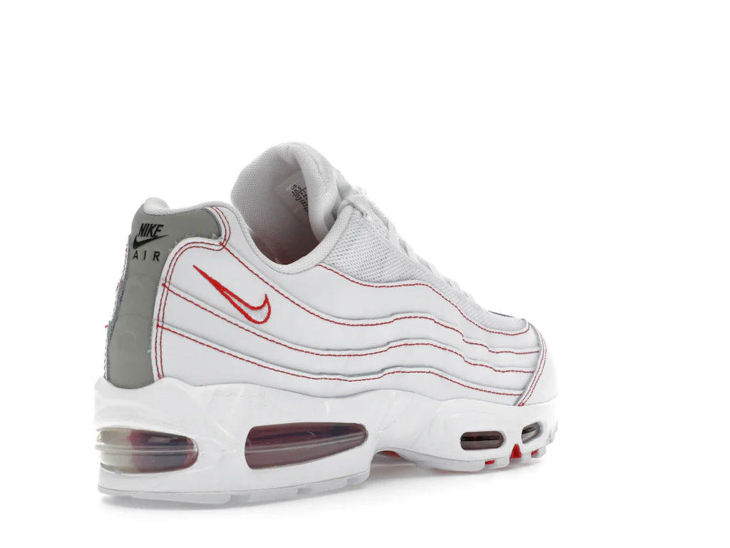 Nike Air Max 95 OG Big Bubble Weiß Universitätsrot
