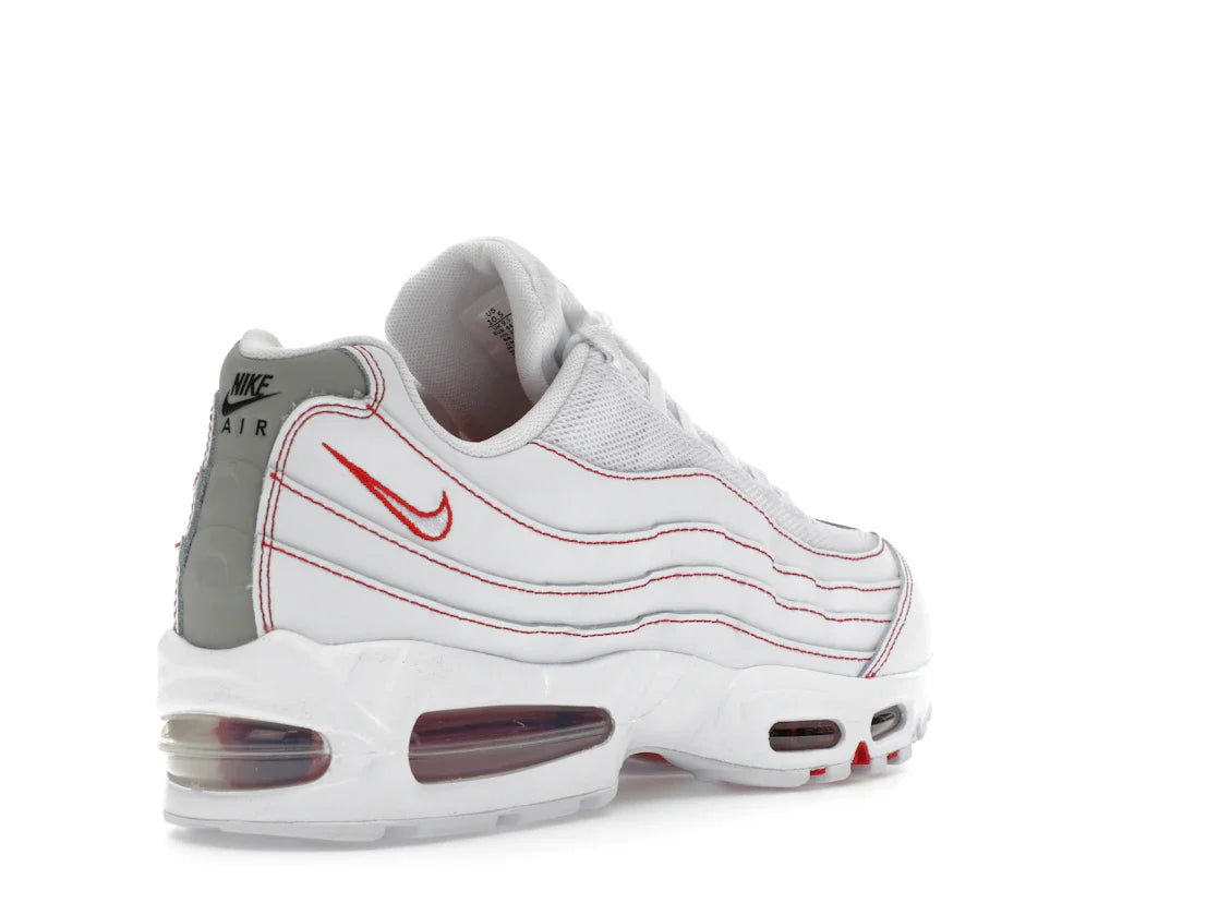 Nike Air Max 95 OG Big Bubble Weiß Universitätsrot