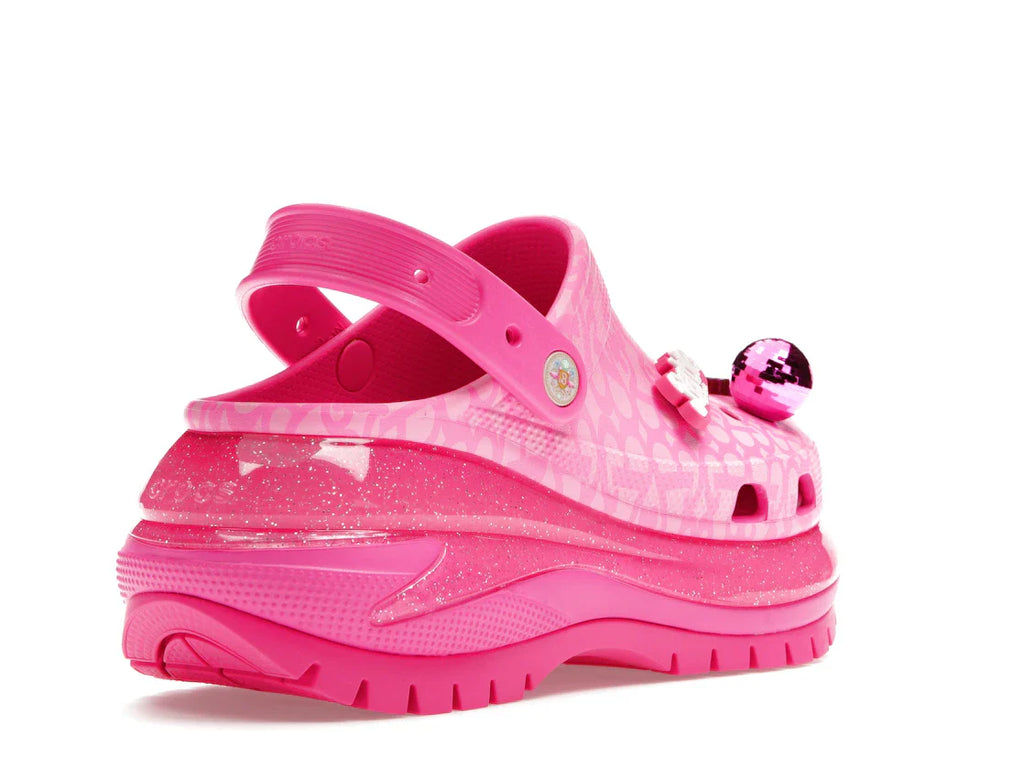 Crocs Classic Mega Crush Clog Barbie The Movie Electric Pink