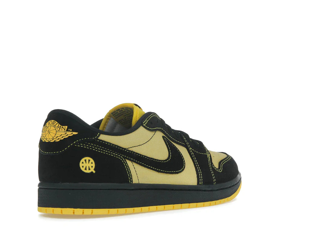 Jordan 1 Retro Low OG Quai 54 Schwarz Tour Gelb Rot