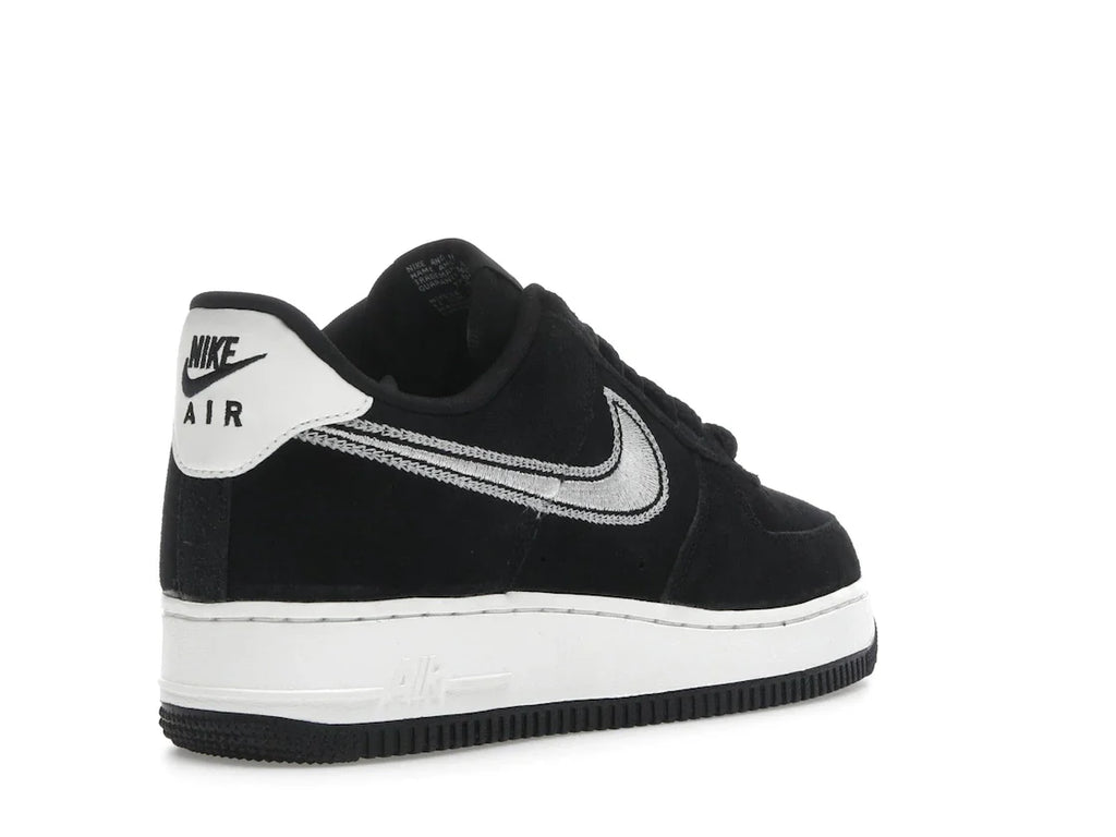 Nike Air Force 1 Low '07 LV8 Black Sail mit gesticktem Swoosh