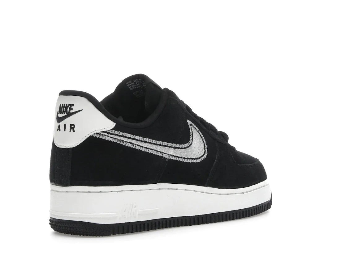 Nike Air Force 1 Low '07 LV8 Black Sail mit gesticktem Swoosh