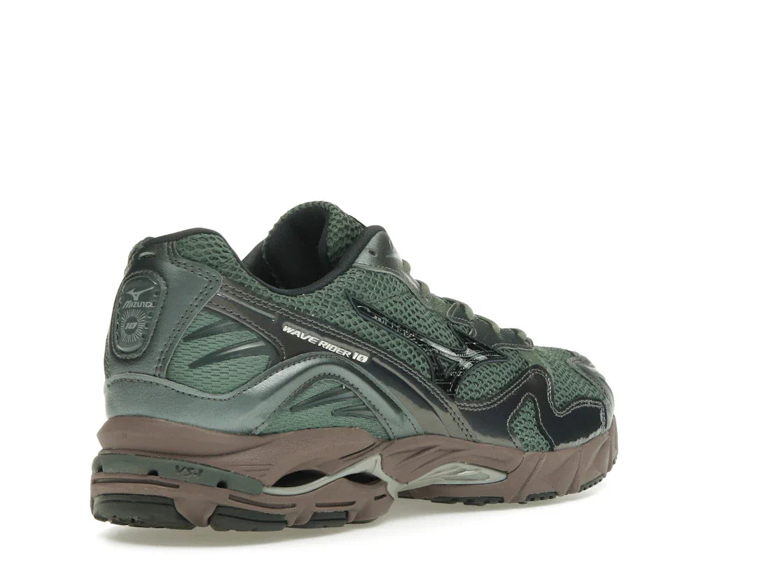 Mizuno Wave Rider 10 Agave Grün Schwarz
