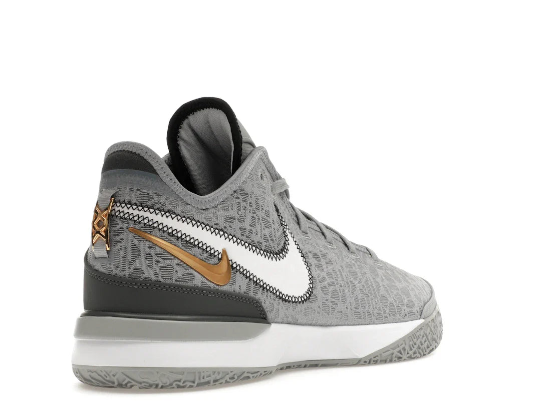 Nike Zoom LeBron NXXT Gen Wolf Gray Metallic Gold