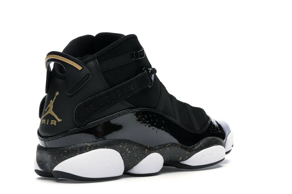 Jordan 6 Rings Schwarz Metallic Gold Weiß