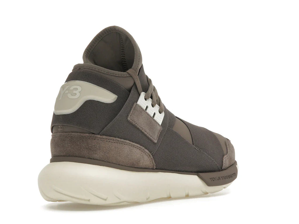 adidas Y-3 Qasa High Braun Creme Weiß