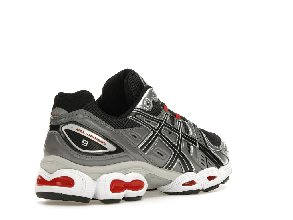 ASICS Gel-Nimbus 9 Graphitgrau Rot