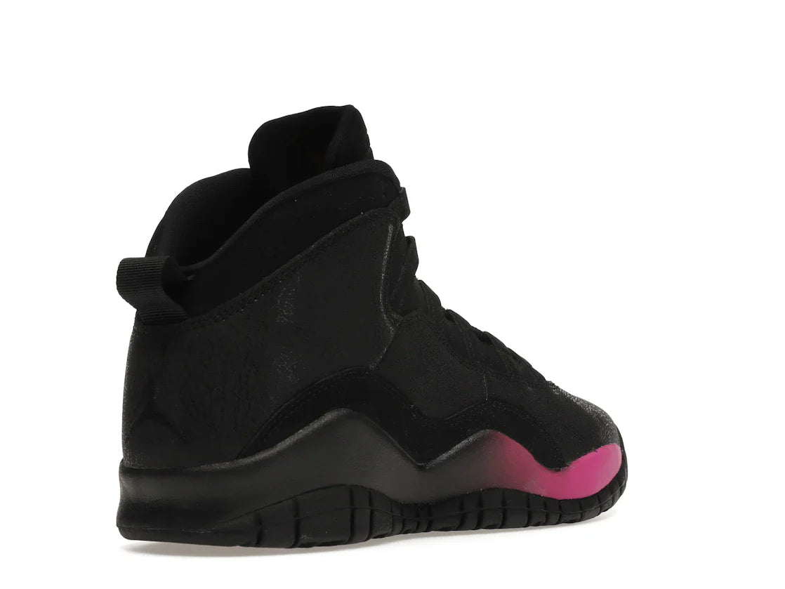 Jordan 10 Retro Schwarz Fuchsia Schwarz (GS)