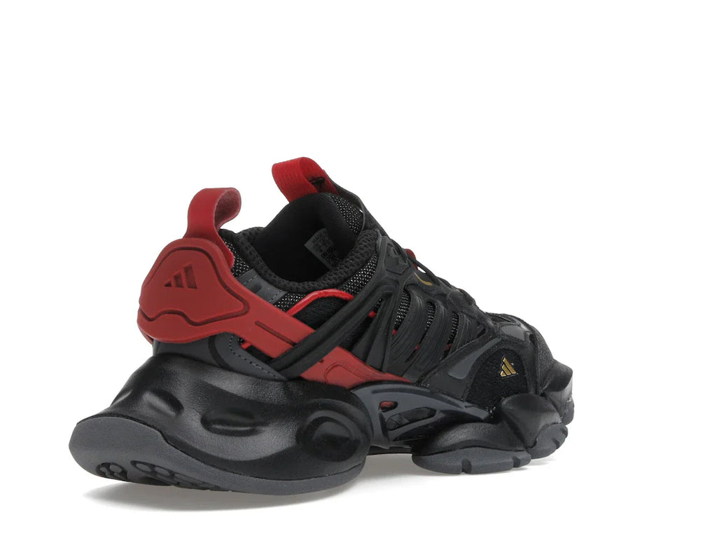 adidas XLG Runner Deluxe Schwarz Gold Metallic Rot