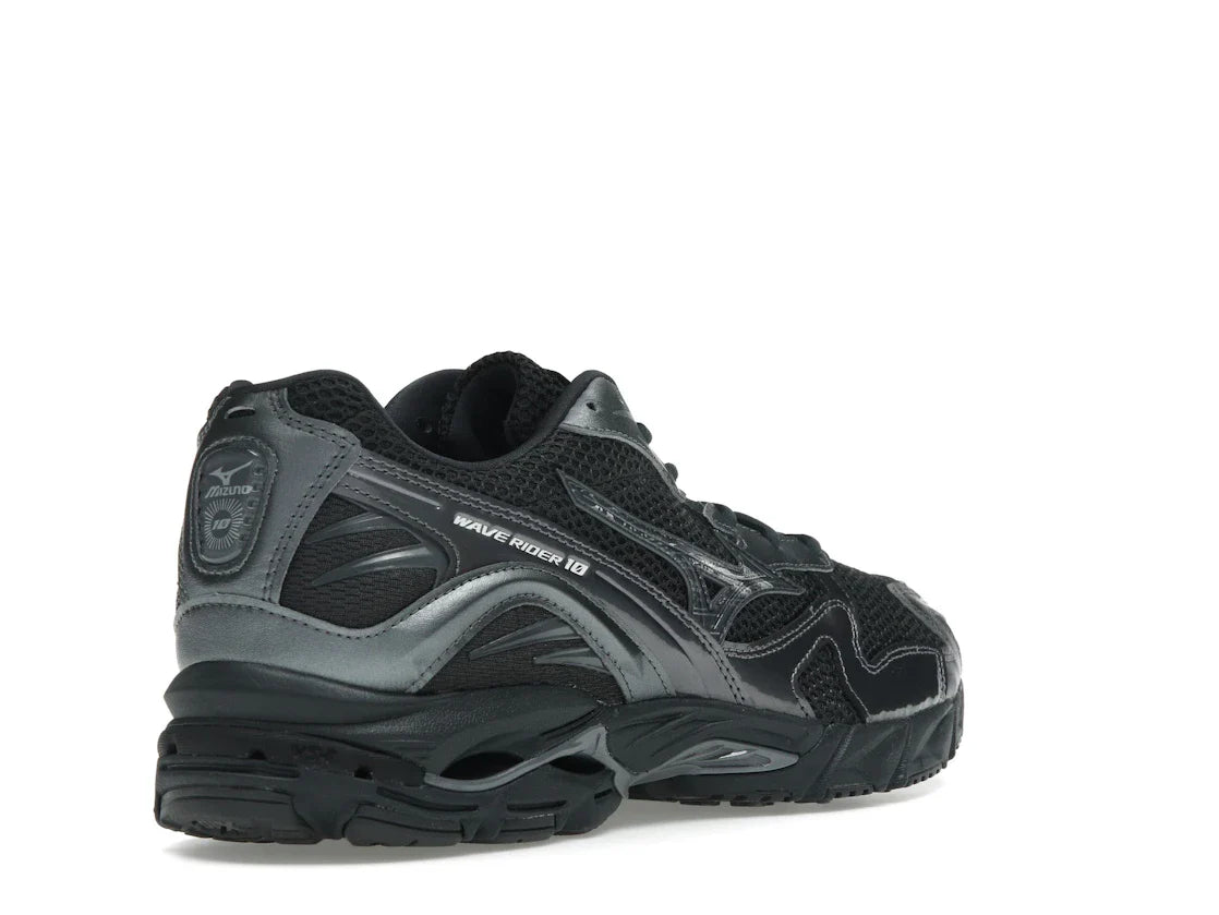 Mizuno Wave Rider 10 Schwarz Sand Metallic Grau