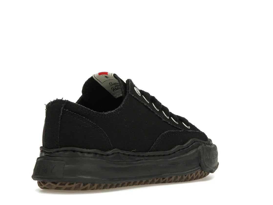 Maison Mihara Yasuhiro Peterson OG Sole Canvas Low Schwarz Schwarz