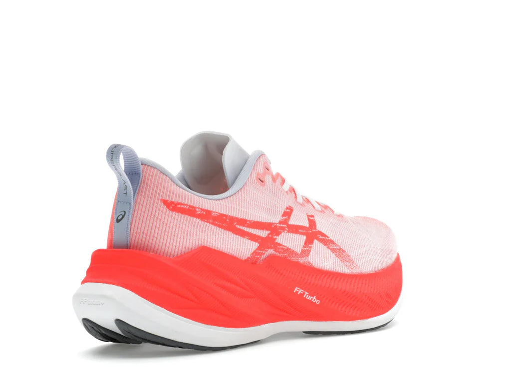 ASICS Superblast Weiß Sonnenaufgang Rot