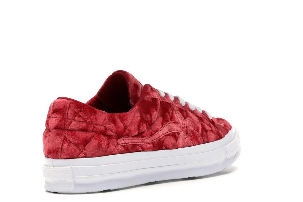 Converse One Star Ox Golf le Fleur TTC Gesteppter Samt Barbados Cherry