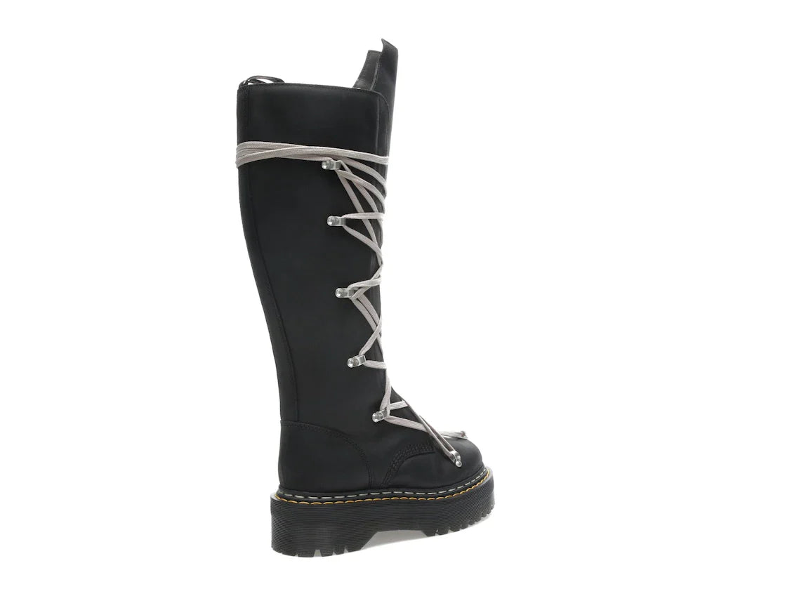 Dr. Martens 1460 DRKSHDW Quad Sole Pentalace Boot Rick Owens Schwarz
