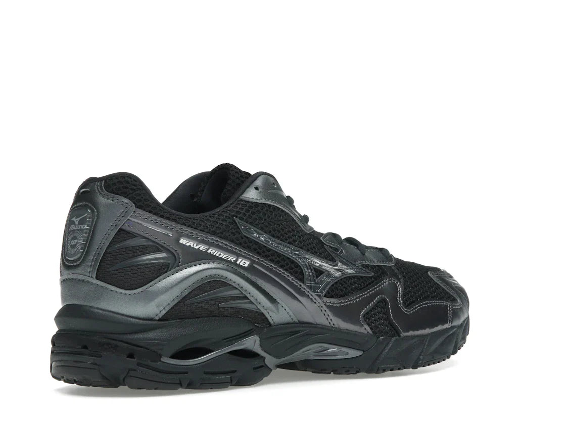 Mizuno Wave Rider 10 Schwarz Sand Metallic Grau