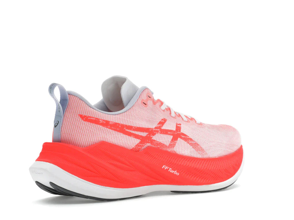 ASICS Superblast Weiß Sonnenaufgang Rot