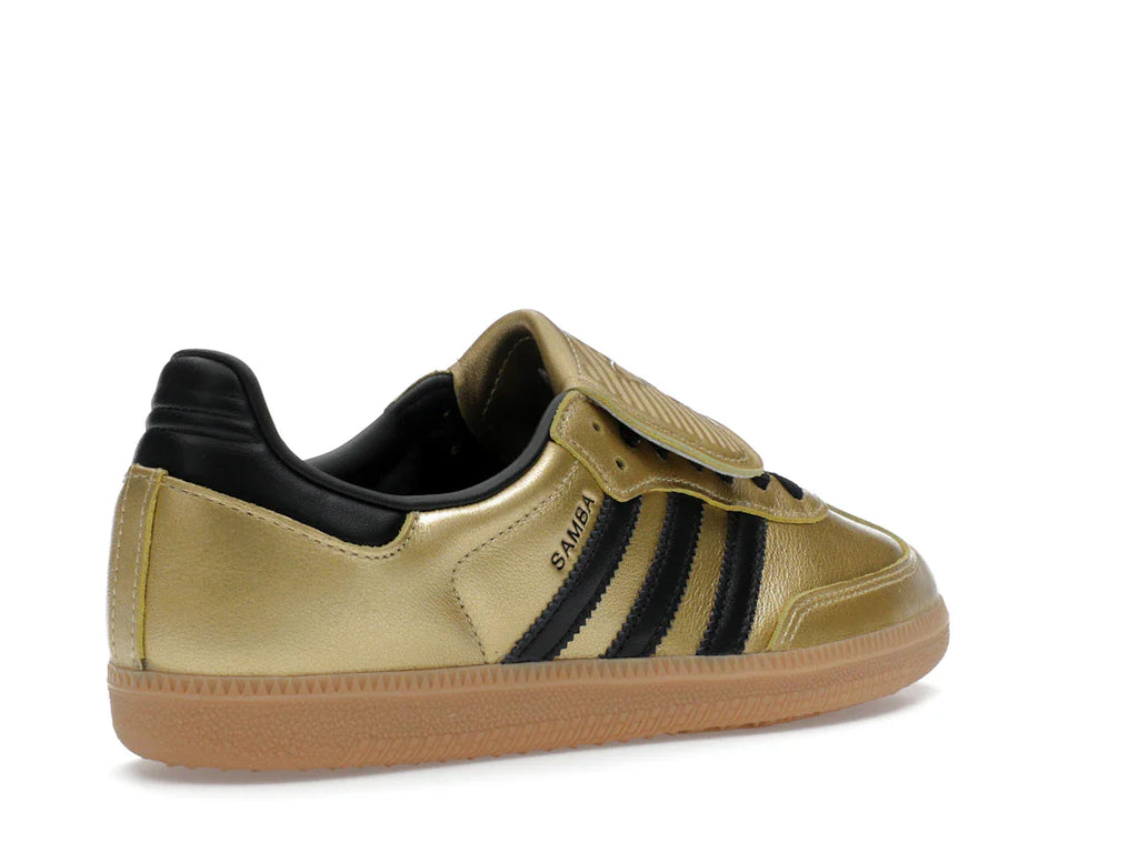 adidas Samba LT Gold Metallic Black Gum (Damen)