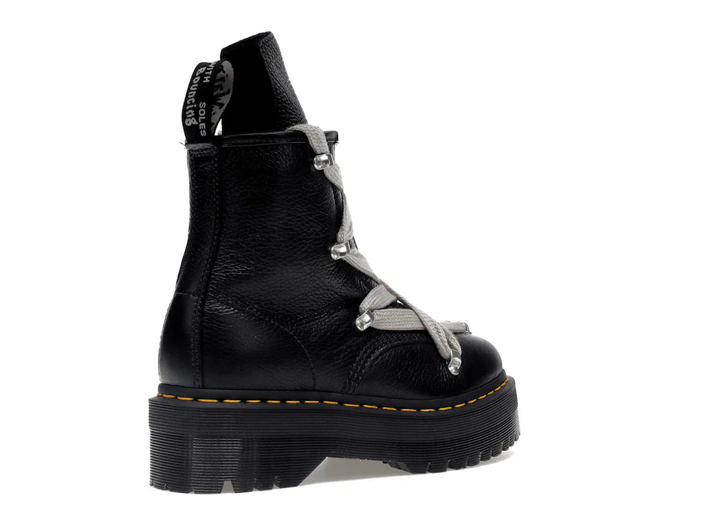 Dr. Martens 1460 Quad Ledersohle Pentagramm Jumbo Schnürstiefel Rick Owens Schwarz