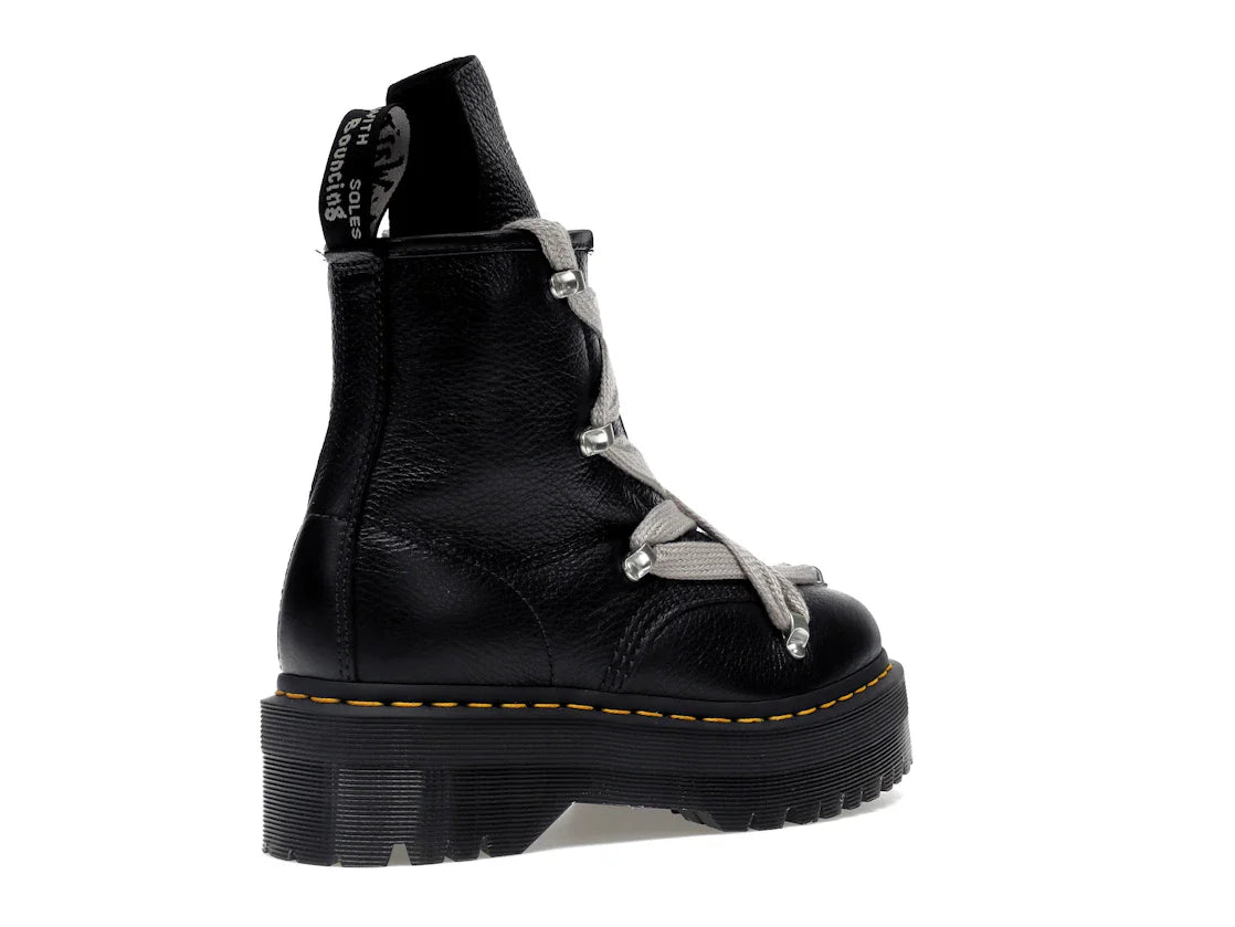 Dr. Martens 1460 Quad Ledersohle Pentagramm Jumbo Schnürstiefel Rick Owens Schwarz