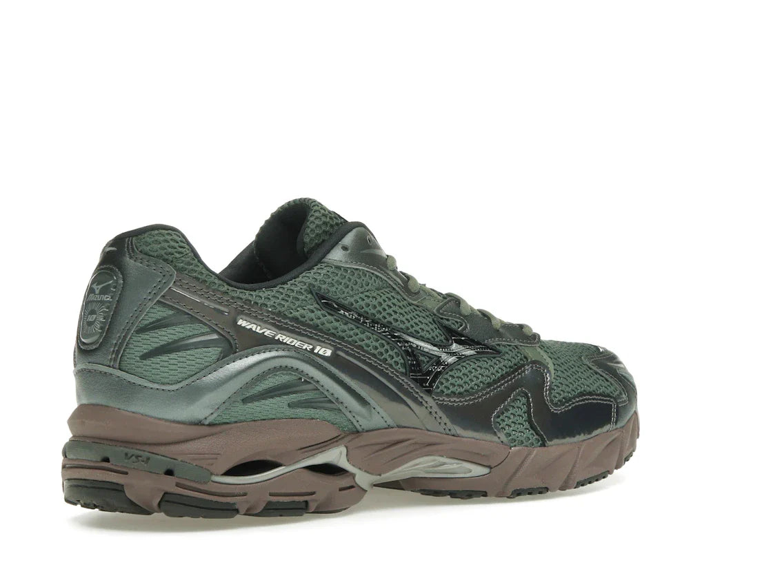 Mizuno Wave Rider 10 Agave Grün Schwarz