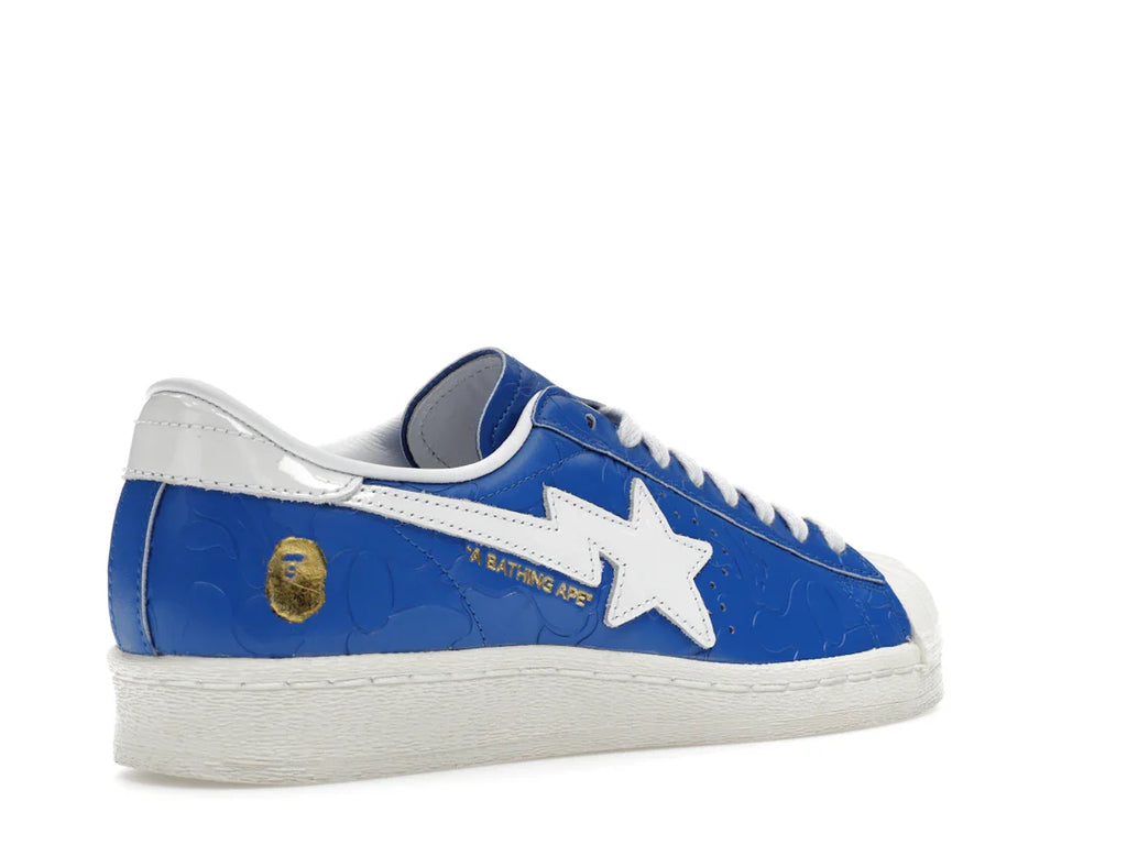 adidas Superstar Vintage Bape Blau Weiß