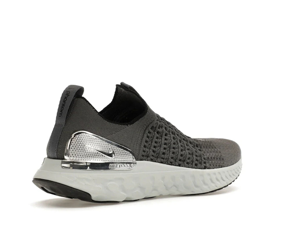 Nike React Phantom Run Flyknit 2 Eisengrau Silber