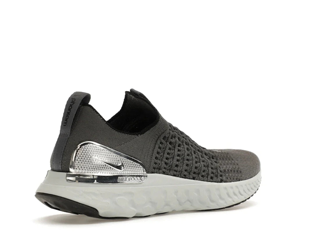 Nike React Phantom Run Flyknit 2 Eisengrau Silber