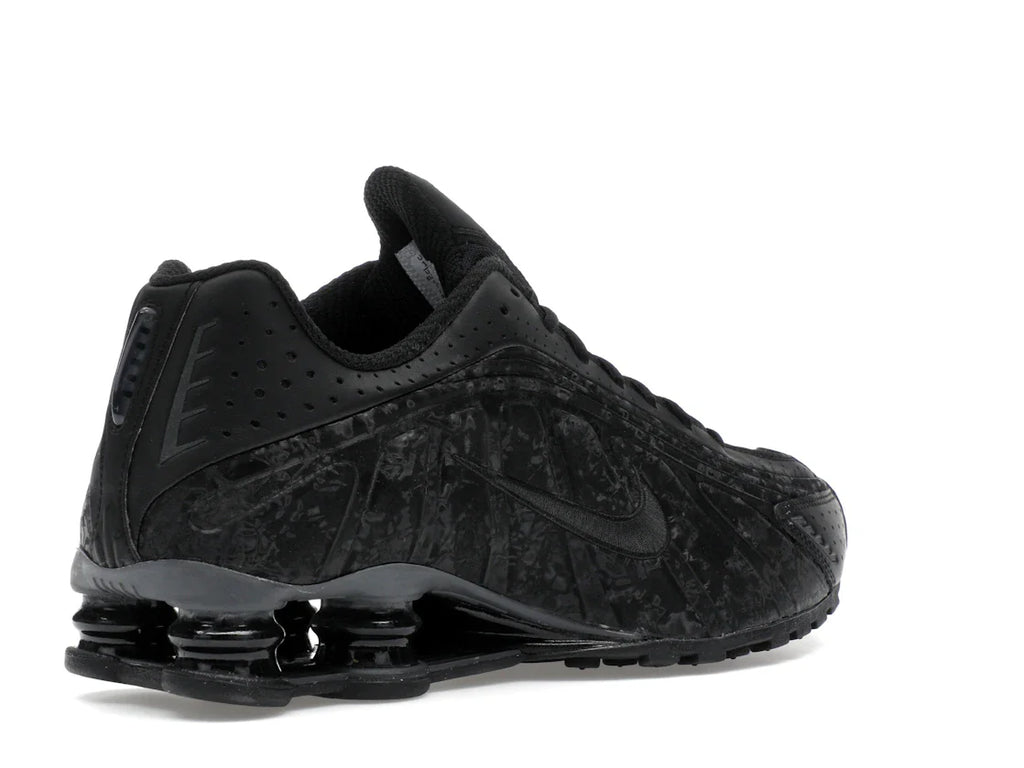 Nike Shox R4 Schwarz mit Blumenmuster (Damen)