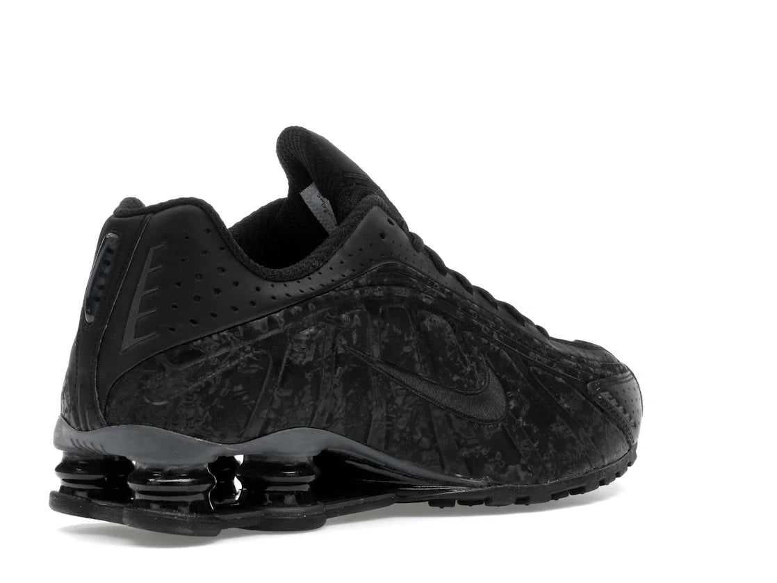 Nike Shox R4 Schwarz mit Blumenmuster (Damen)