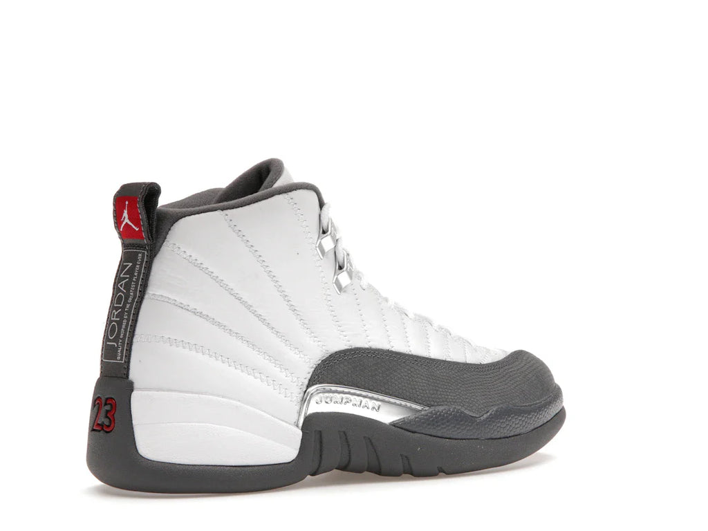 Jordan 12 Retro Weiß Dunkelgrau