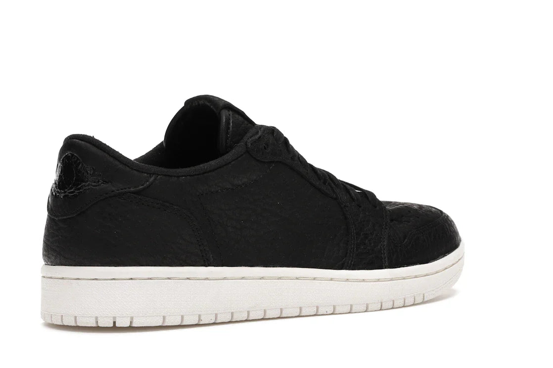 Jordan 1 Retro Low Swooshless Schwarz (2016)